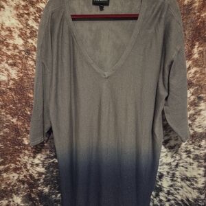 Lane Bryant Gray Knit Top